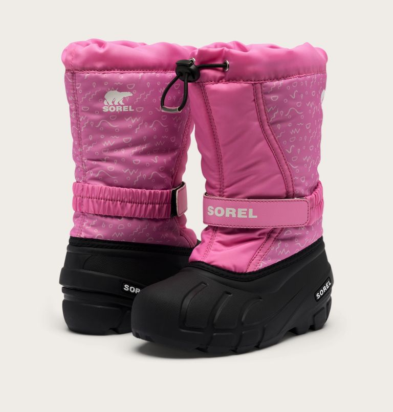 FLURRY Print Youth Boot, Color: Orchid, Black, image 8