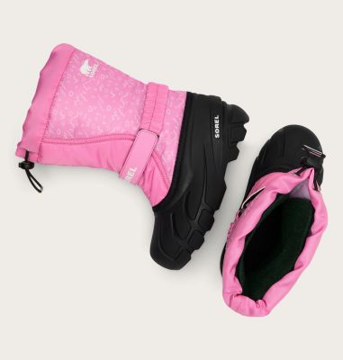 FLURRY Print Youth Boot, Color: Orchid, Black, image 12