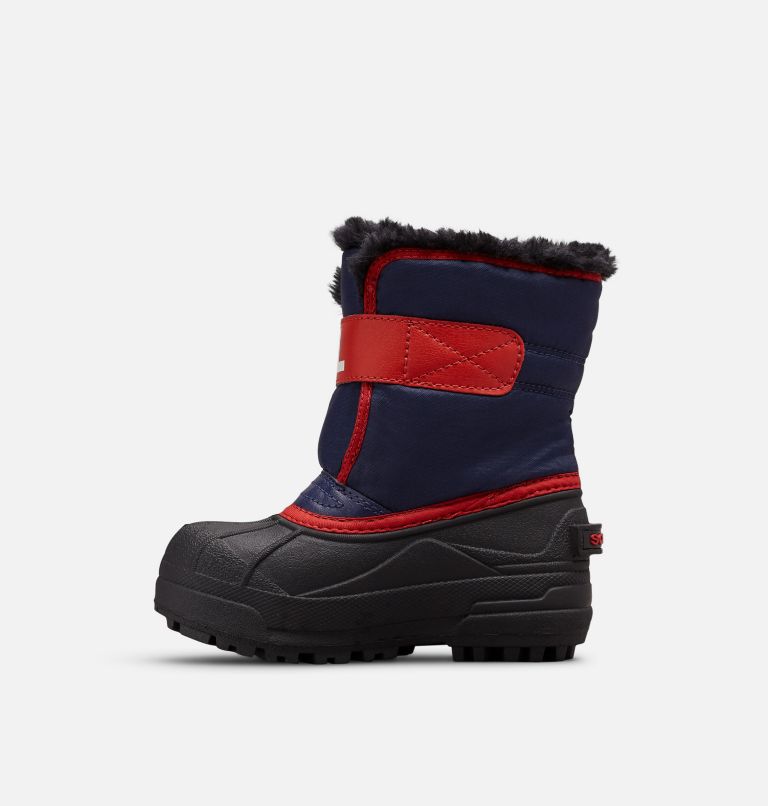Kids' SNOW COMMANDER Snow Boots, Color: Nocturnal, Sail Red, image 4