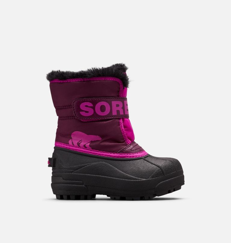 SNOW COMMANDER Children's Boot, Color: Purple Dahlia, Groovy Pink, image 1