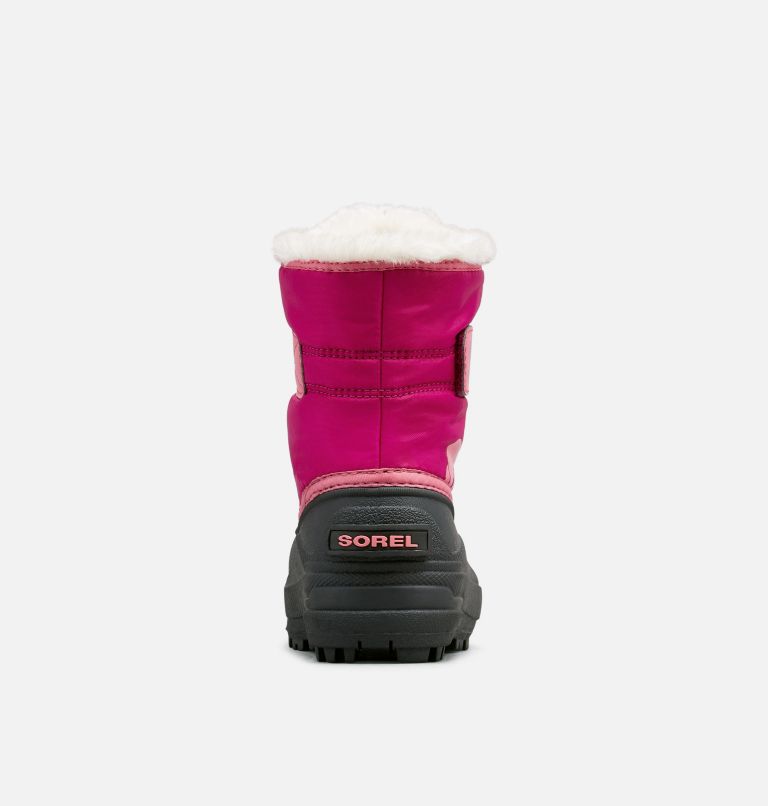 Kids' SNOW COMMANDER Snow Boots, Color: Tropic Pink, Deep Blush, image 3
