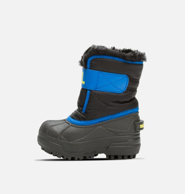 Toddlers's SNOW COMMANDER Snow Boots, Color: Black, Super Blue, image 4