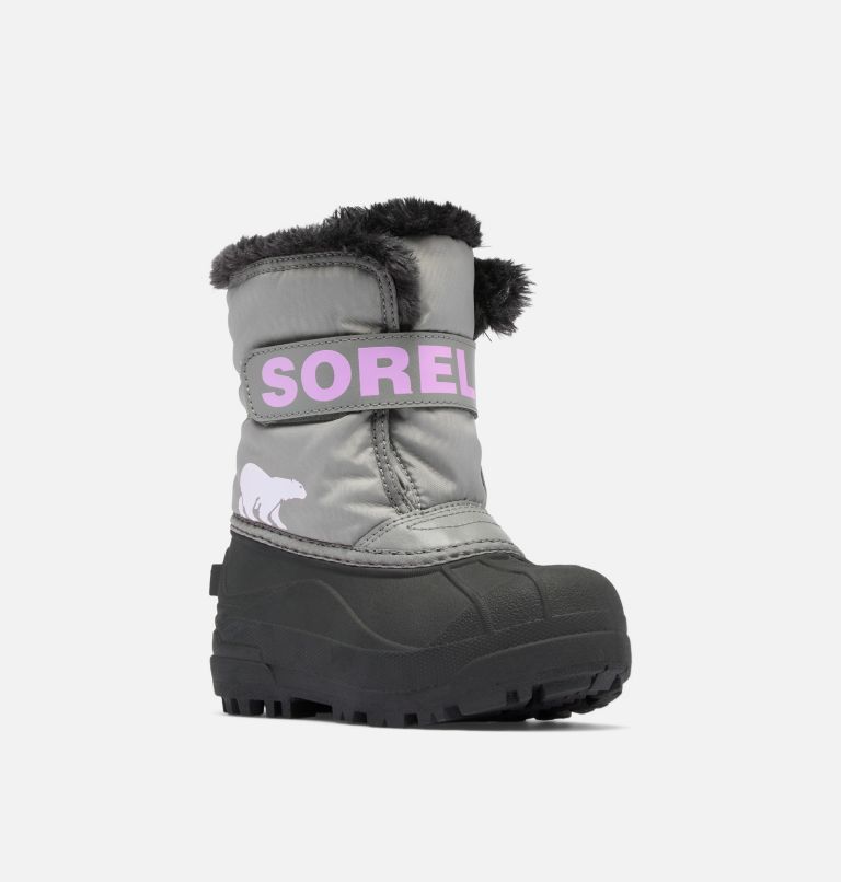 SNOW COMMANDER Toddler Boot, Color: Chrome Grey, Euphoric Lilac, image 5
