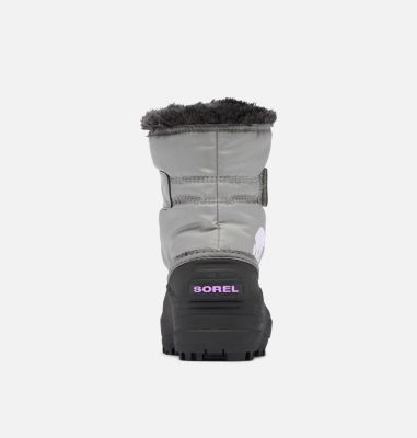 Toddlers's SNOW COMMANDER Snow Boots, Color: Chrome Grey, Euphoric Lilac, image 3