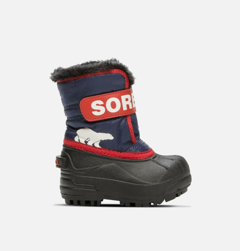 Toddlers's SNOW COMMANDER Snow Boots, Color: Nocturnal, Sail Red, image 1