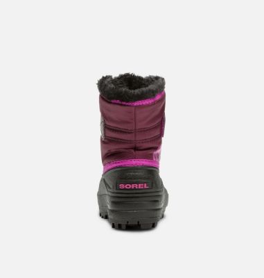 Toddlers's SNOW COMMANDER Snow Boots, Color: Purple Dahlia, Groovy Pink, image 6