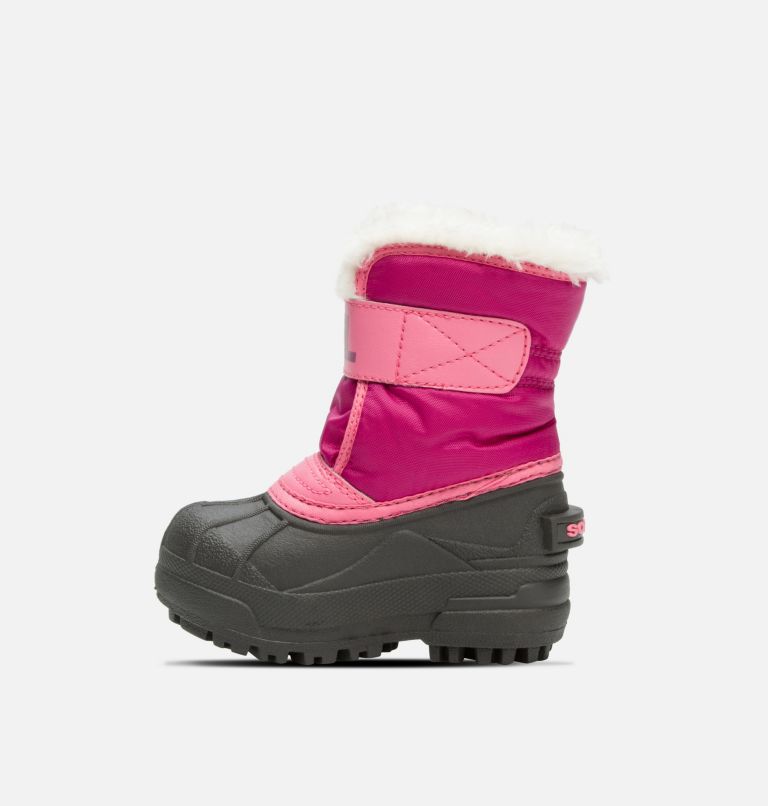 Toddlers's SNOW COMMANDER Snow Boots, Color: Tropic Pink, Deep Blush, image 4