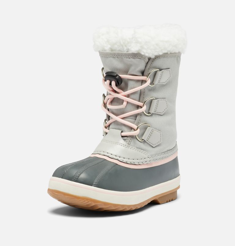 Youth YOOT PAC Nylon Waterproof Snow Boots, Color: Dove, Gum 2, image 8