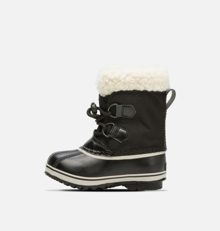 Kids' YOOT PAC Nylon Waterproof Snow Boots, Color: Black, image 4