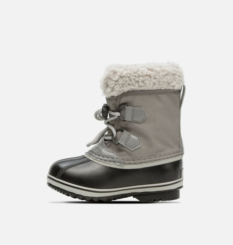Kids' YOOT PAC Nylon Waterproof Snow Boots, Color: Quarry, Dove, image 4