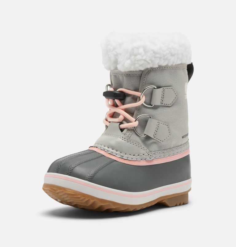 Kids' YOOT PAC Nylon Waterproof Snow Boots, Color: Dove, Gum 2, image 8