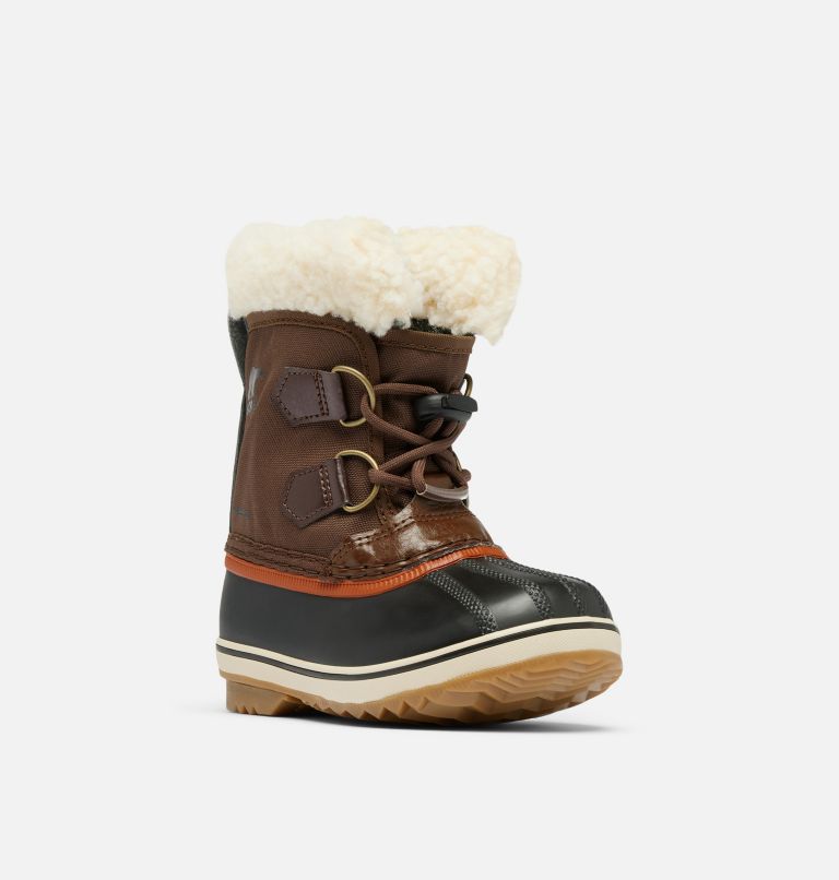 YOOT PAC Nylon Children's Waterproof Boot, Color: Tobacco, Sanguine, image 7
