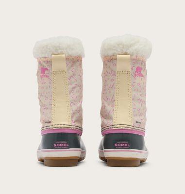 YOOT PAC Nylon Children's Waterproof Boot, Color: Honey White, Orchid, image 6