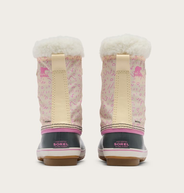 YOOT PAC Nylon Children's Waterproof Boot, Color: Honey White, Orchid, image 2