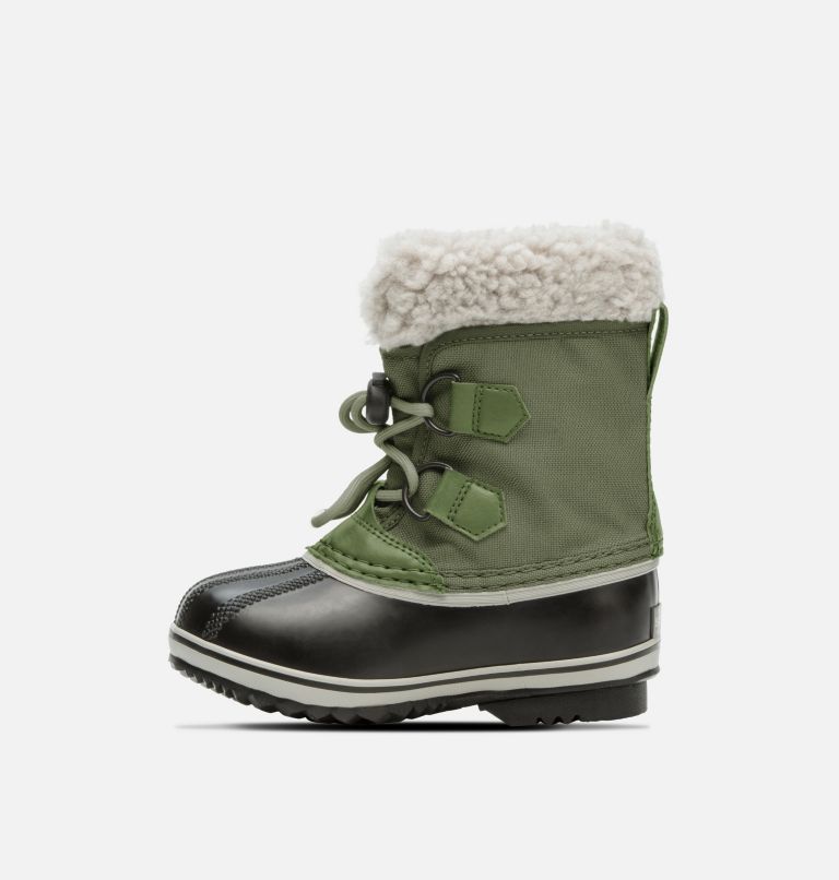 Kids' YOOT PAC Nylon Waterproof Snow Boots, Color: Hiker Green, image 4