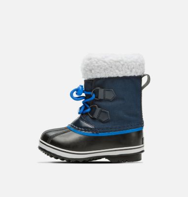 YOOT PAC Nylon Children's Waterproof Boot, Color: Collegiate Navy, Super Blue, image 4