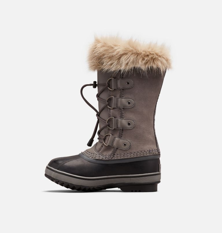Youth JOAN OF ARCTIC Waterproof Snow Boots, Color: Quarry, image 4