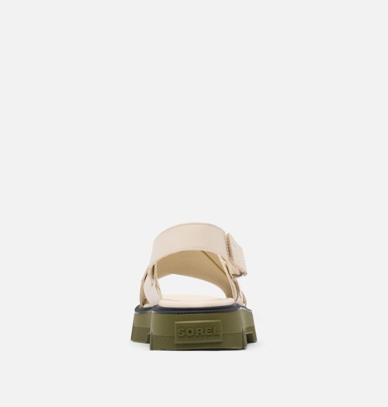 REIN CB Women's Crisscross Sandal, Color: Chalk, Utility Green, image 3