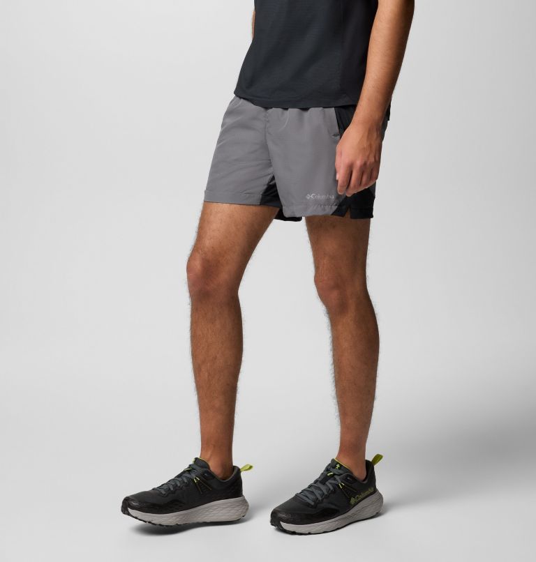 Shorts Three Pitch para hombre, Color: City Grey, Black, image 3
