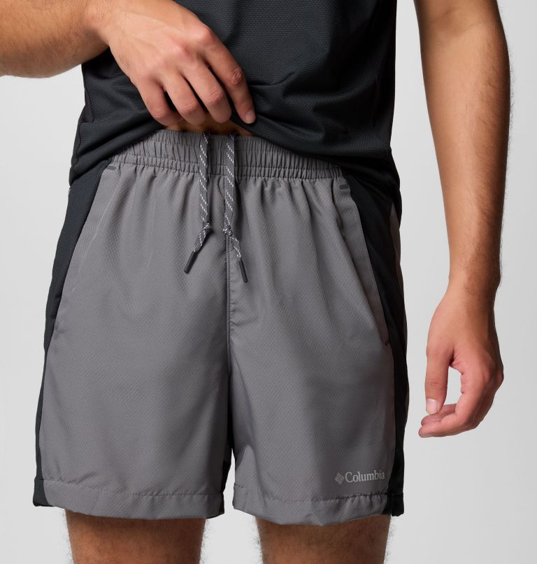 Shorts Three Pitch para hombre, Color: City Grey, Black, image 4