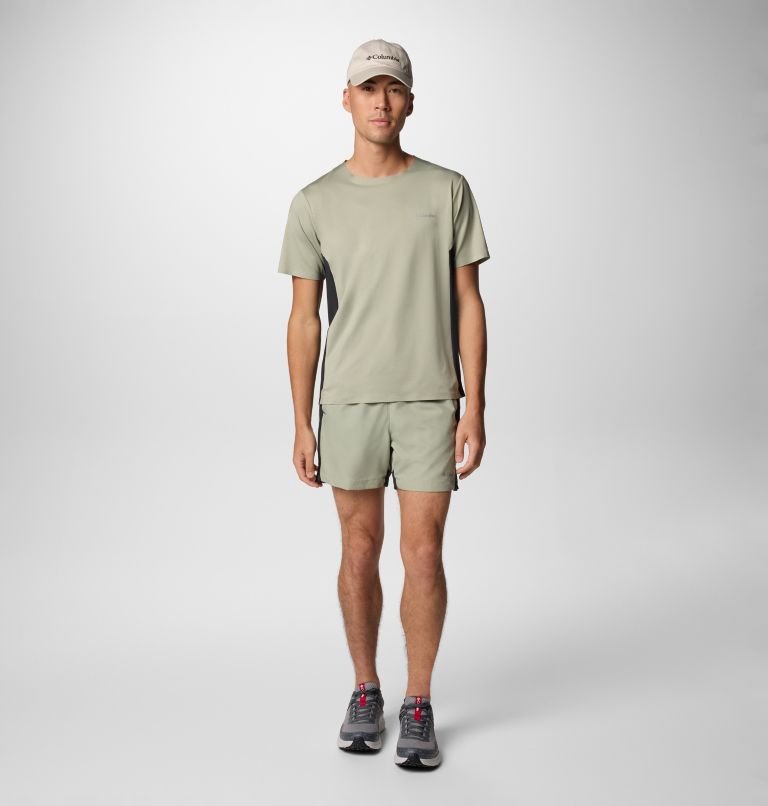 Men's Three Pitch Shorts, Color: Safari, Black, image 2