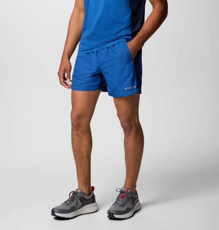 Men's Three Pitch Shorts, Color: Mtn Blue, Coll Navy, image 4