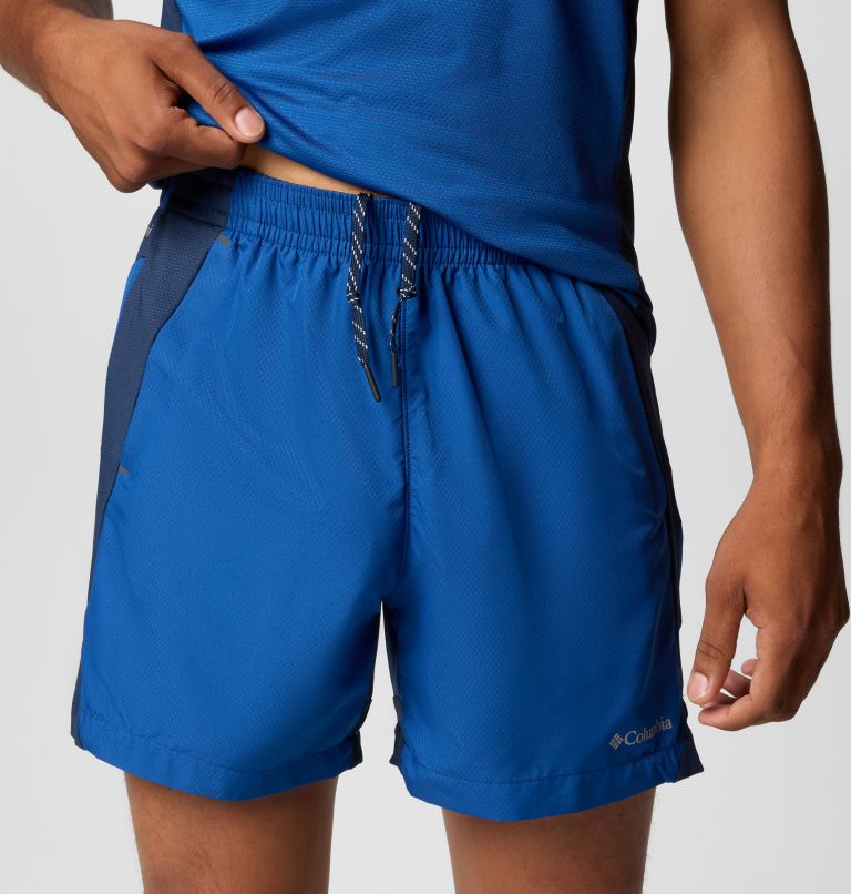 Men's Three Pitch Shorts, Color: Mtn Blue, Coll Navy, image 5