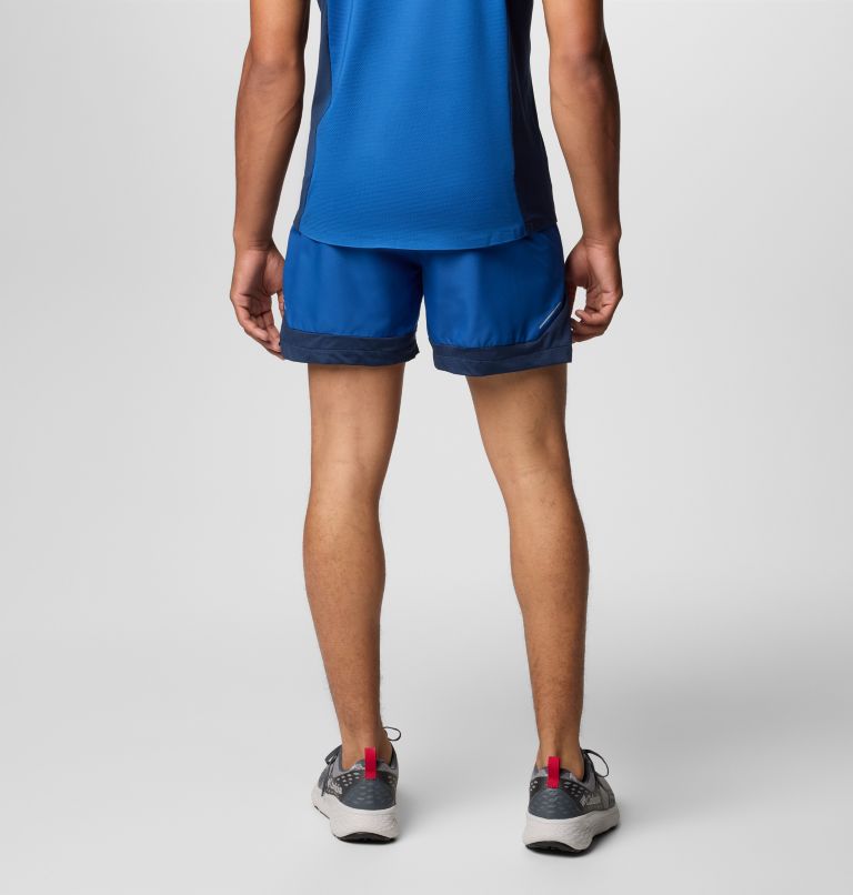 Men's Three Pitch Shorts, Color: Mtn Blue, Coll Navy, image 3