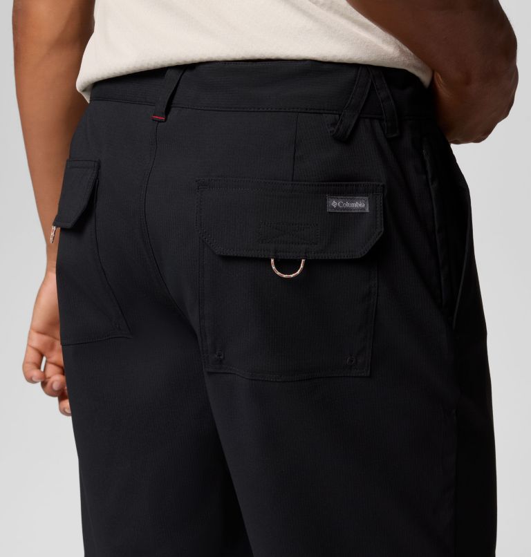 Men's Tech Trail Utility Shorts, Color: Black, image 6