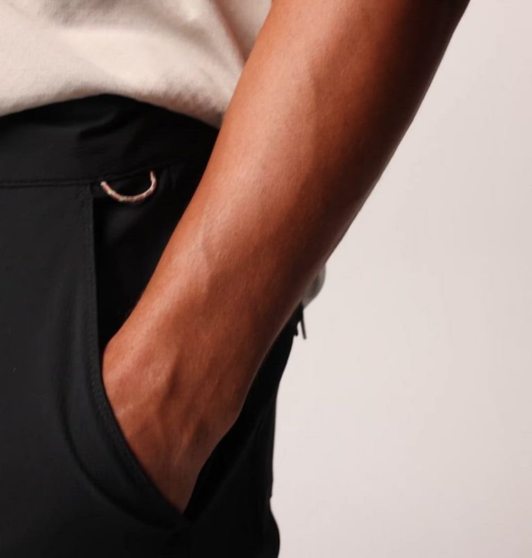 Men's Tech Trail Utility Shorts, Color: Black