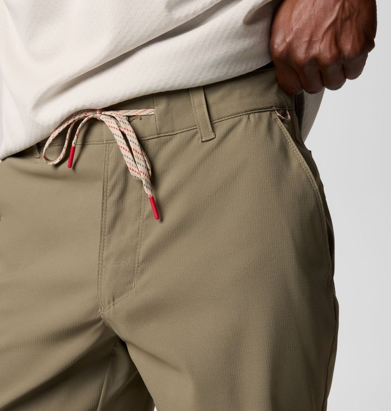 Men's Tech Trail Utility Shorts, Color: Stone Green, image 5