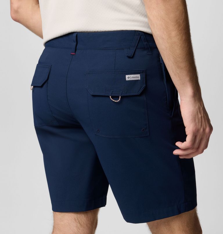 Men's Tech Trail Utility Shorts, Color: Collegiate Navy, image 6