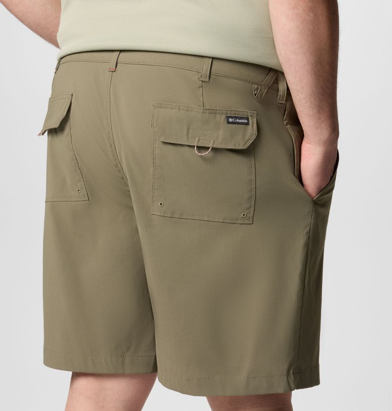 Shorts Tech Trail Utility para hombre - Talla grande, Color: Stone Green, image 5
