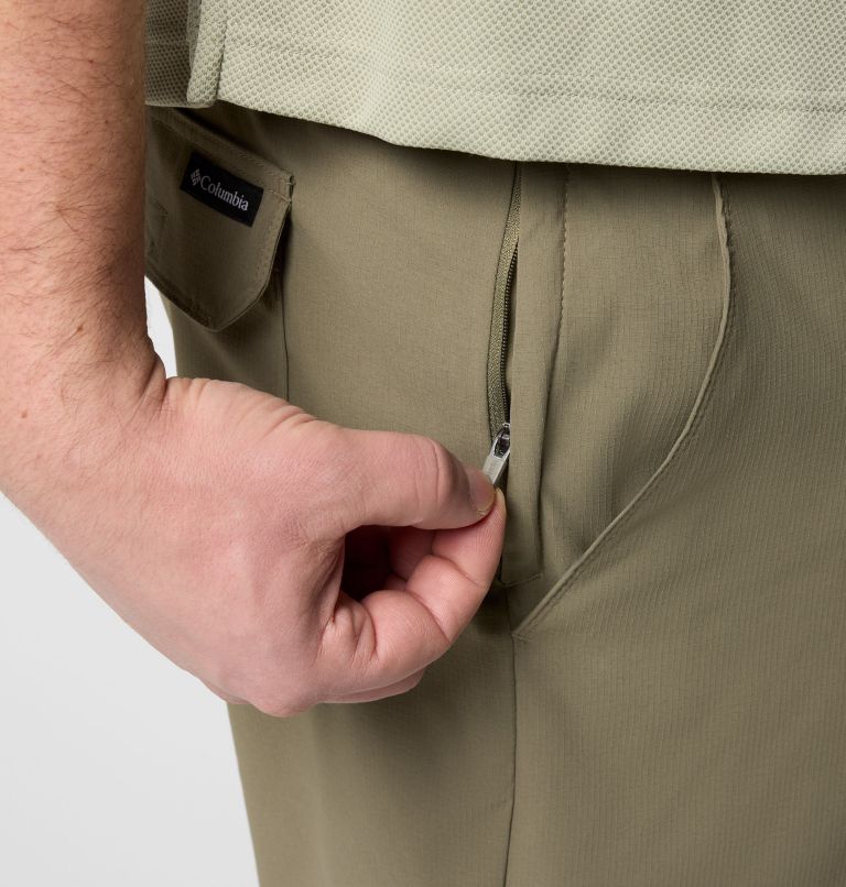 Shorts Tech Trail Utility para hombre - Talla grande, Color: Stone Green, image 6