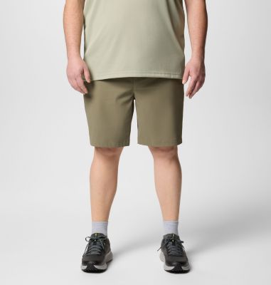 Men's Tech Trail Utility Shorts - Big, Color: Stone Green, image 1