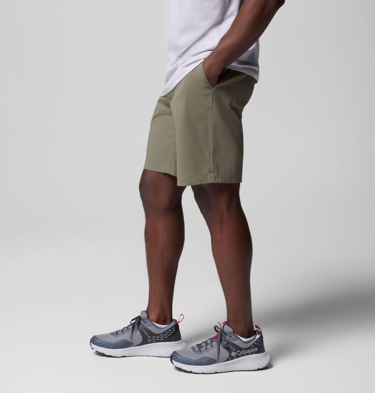 Short de Randonnée Fonctionnel Tech Trail Homme, Color: Stone Green, image 4