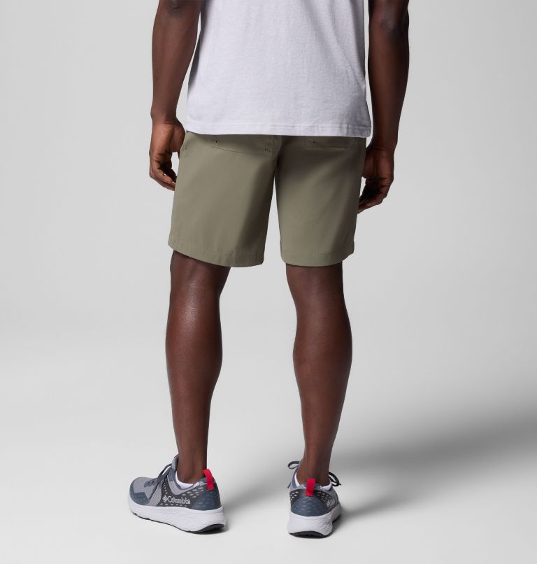 Short de Randonnée Fonctionnel Tech Trail Homme, Color: Stone Green, image 3