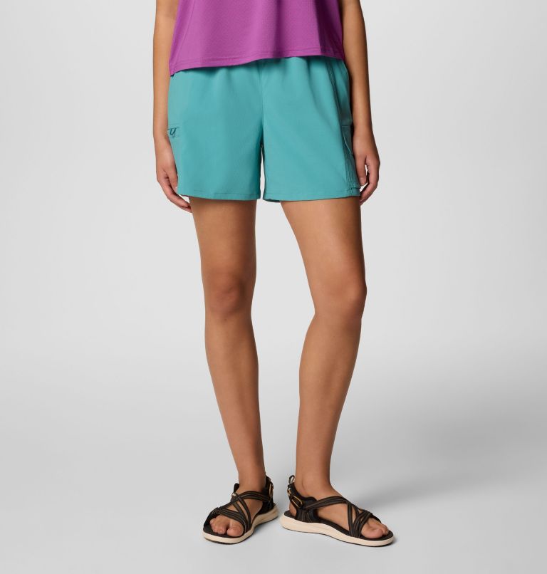 Women's Weekend Rays Water Shorts, Color: Teal, image 1