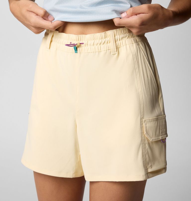Women's Weekend Rays Water Shorts, Color: Lemon Wash, image 4