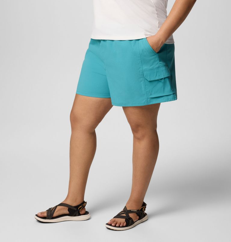 Women's Weekend Rays Water Shorts - Plus Size, Color: Teal, image 3