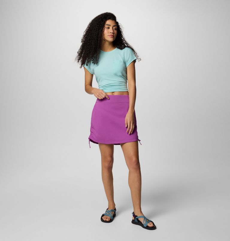 Women's All Seasons Ruched Skort, Color: Razzle, image 7