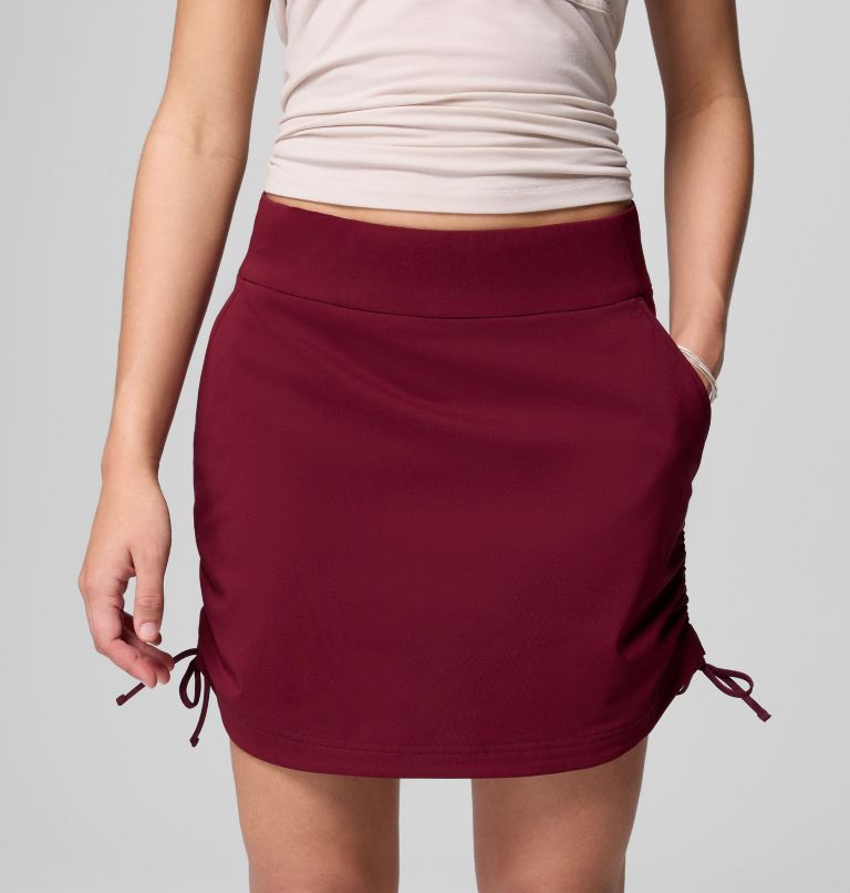Women's All Seasons Ruched Skort, Color: Rich Wine, image 5