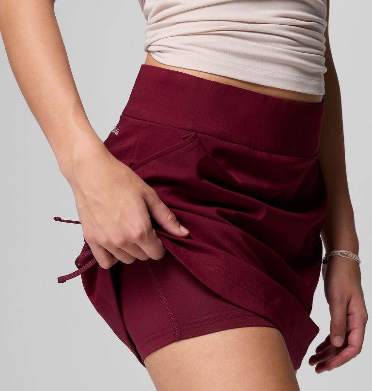 Women's All Seasons Ruched Skort, Color: Rich Wine, image 7