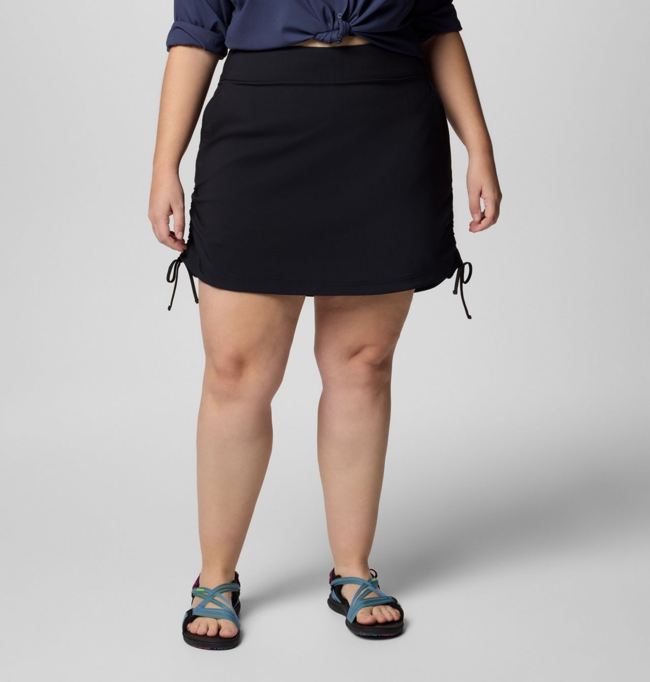 Women's All Seasons™ Ruched Skort - Plus Size | 010 | 1X 1