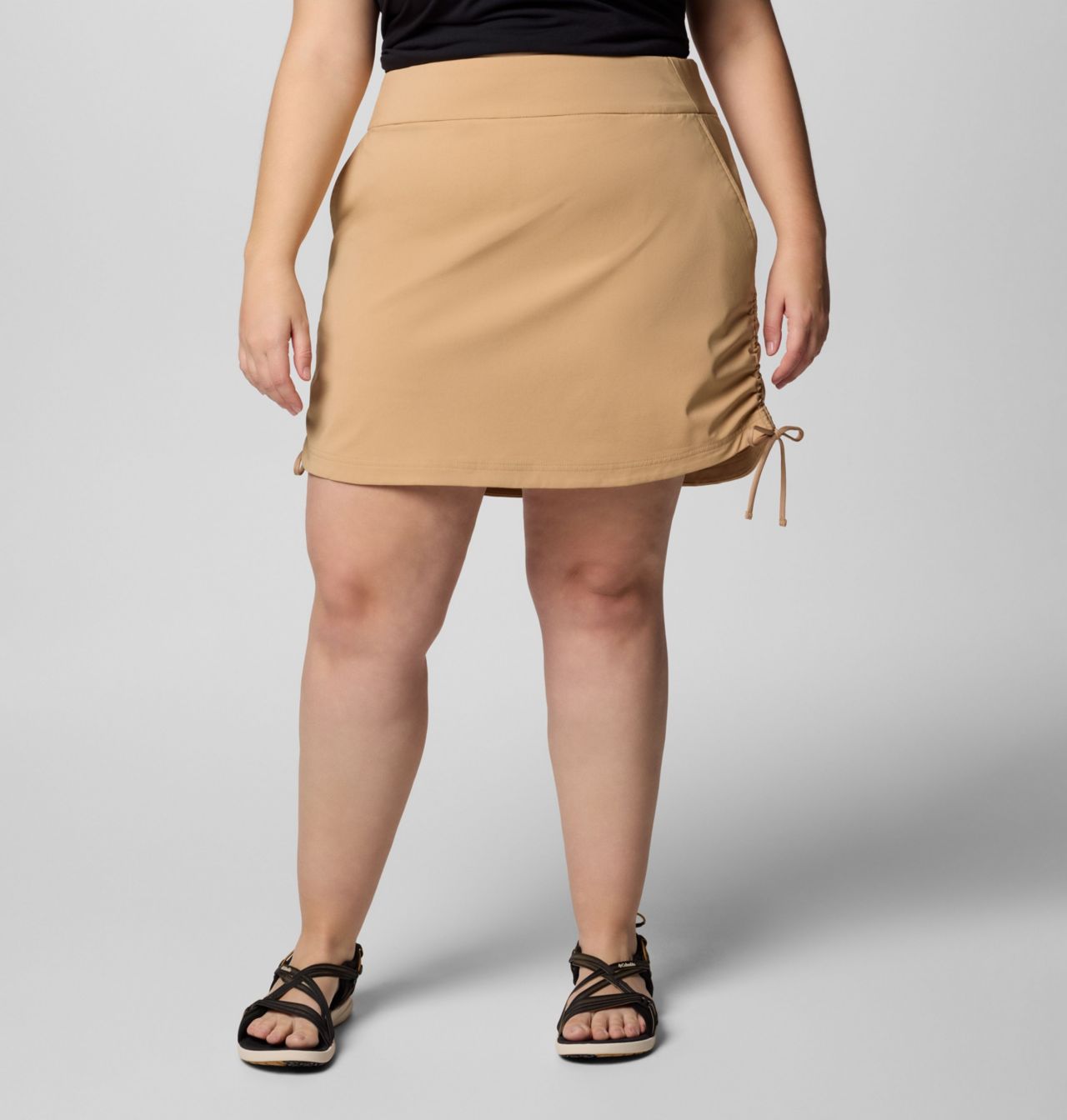 Women's All Seasons™ Ruched Skort - Plus Size 1