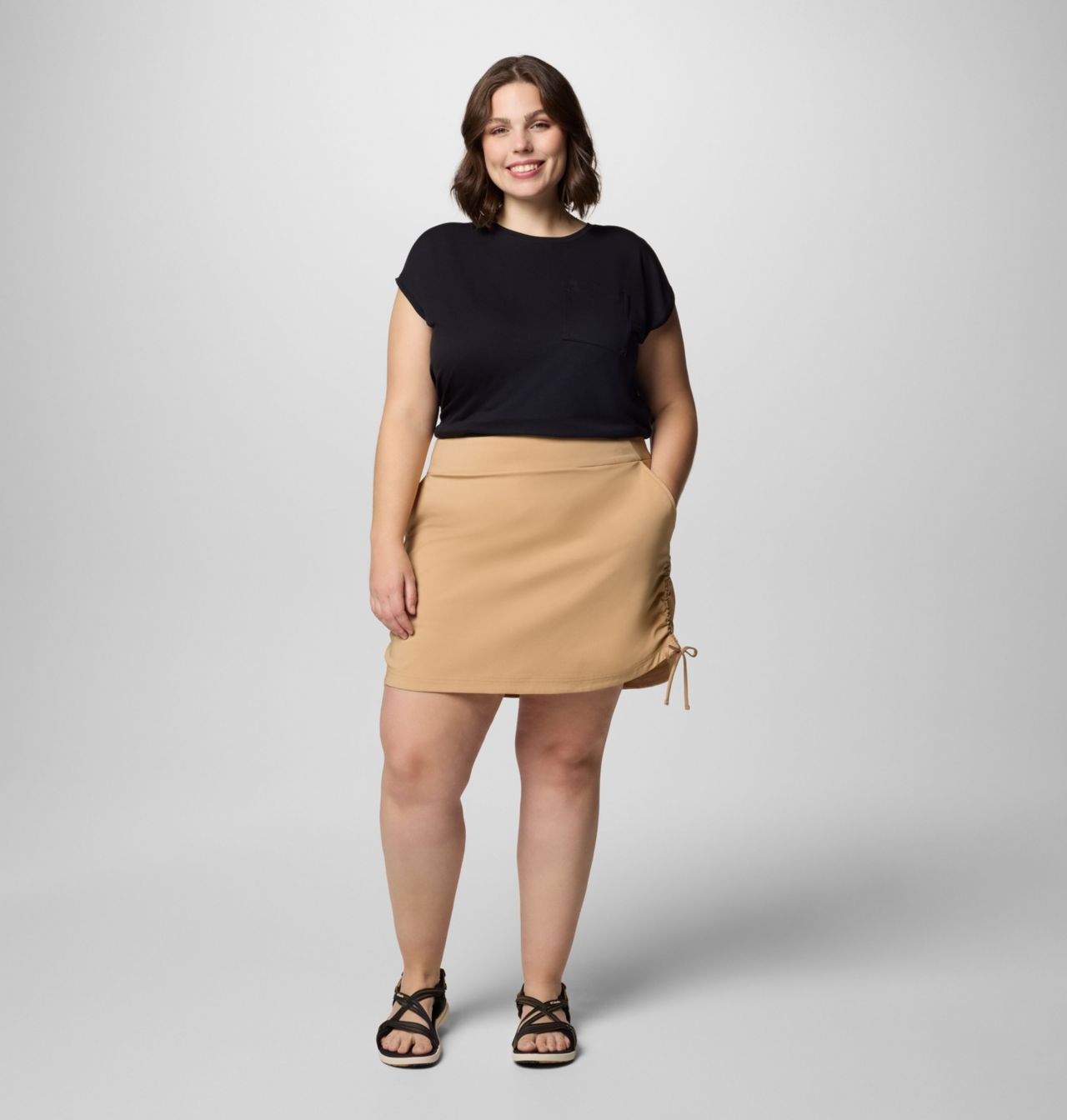 Women's All Seasons™ Ruched Skort - Plus Size 6