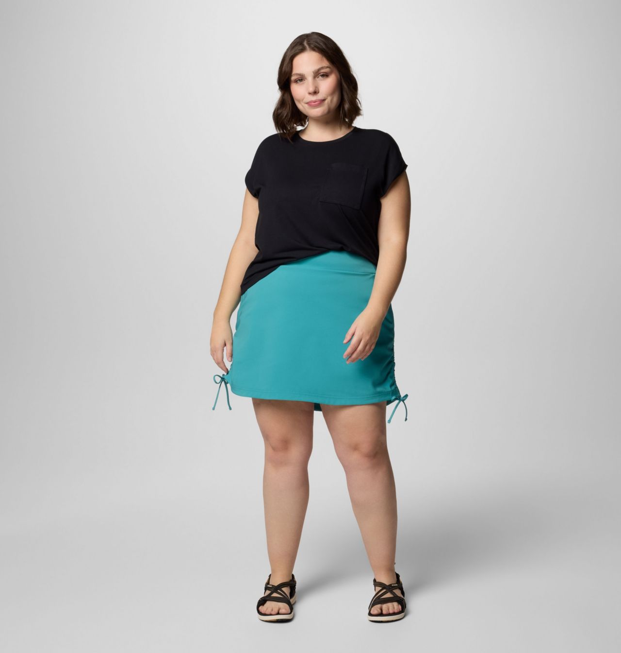 Women's All Seasons™ Ruched Skort - Plus Size 7