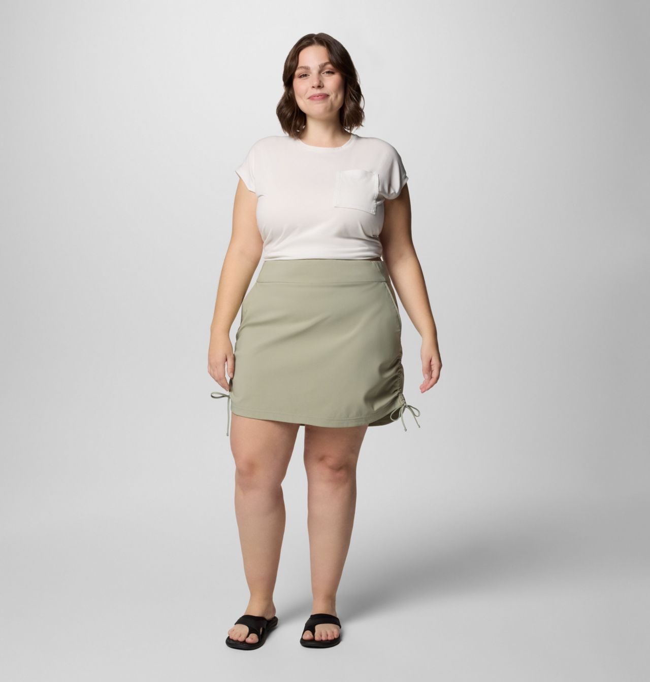 Women's All Seasons™ Ruched Skort - Plus Size 6