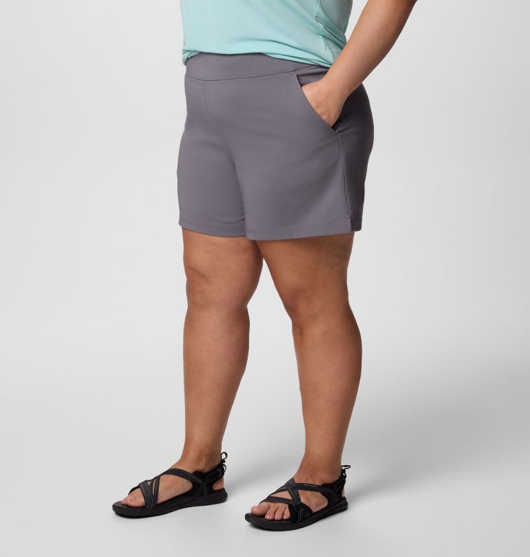 Women's All Seasons Shorts - Plus Size, Color: City Grey, image 3
