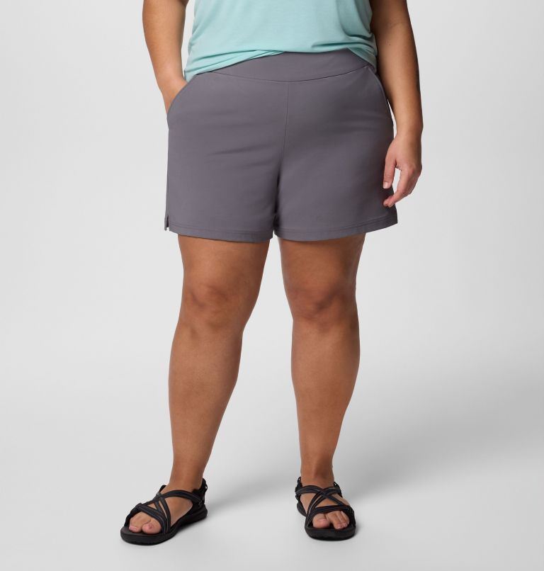 Women's All Seasons Shorts - Plus Size, Color: City Grey, image 1